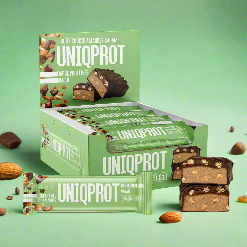 Boîte de 15 barres de 60g - Goût Amandes Cookie Caramel