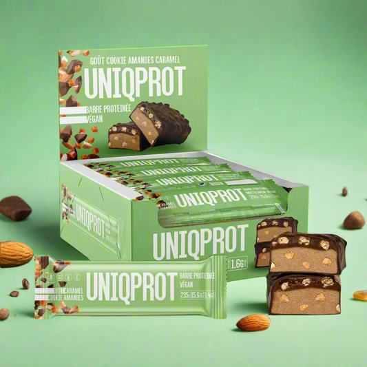 Boîte de 15 barres de 60g - Goût Amandes Cookie Caramel